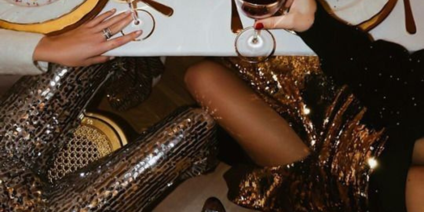 New Year’s Eve celebration at Céline Cocktail Bar featuring elegant decor, champagne service, and a festive upscale nightlife atmosphere in Philadelphia